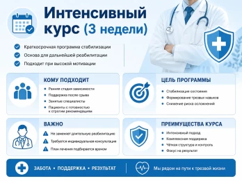 Реабилитация за 21 день в Тольятти